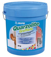 Mapei Штукатурная смесь Quarzolite Graffiato SP 1,8 мм BASE T, ведро 20 кг