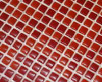 Мозаика стеклянная однотонная Irida Caramel 12x12 мм 117C