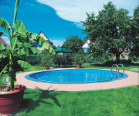 Морозоустойчивый бассейн Sunny Pool круглый глубина 1,5 м диаметр 9,0 м
