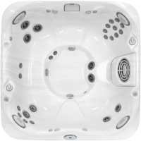 СПА бассейн Jacuzzi Premium J 345 213x213x91 см чаша Silver Pearl обшивка Roasted Chesnut