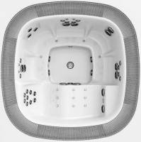 Переливной СПА бассейн Jacuzzi Professional Enjoy 250x250x98 см Base, чаша Cobalt, с переливным баком