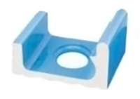 Переливной лоток керамический K4 голубой, длинный с отверстием