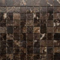 Мраморная мозаичная смесь ORRO Mosaic STONE EMPERADOR DARK POL 15