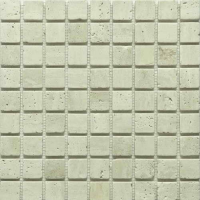 Мозаика мраморная однотонная ORRO mosaic STONE Travertine Classic Tum 10 мм