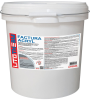 Litokol Штукатурка LITOTHERM Factura Acryl, 2,0 мм, белый, 25 кг