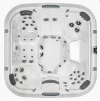 СПА бассейн Jacuzzi Premium J 575 231x231x92 (107) см чаша Platinum обрамление Roasted Chesnut (со стереосистемой)