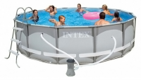 Каркасный бассейн INTEX круглый Ultra Frame 427х107 см, артикул 28310/26310