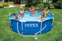 Каркасный бассейн INTEX круглый Metal Frame 305х76 см (фильтр), артикул 28202/56999