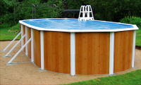 Морозоустойчивый бассейн Atlantic pool овальный Esprit-Big размер 7,3х3,7х1,32 м Comfort