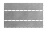 Переливная решетка жесткая Serapool Delizia, 20х50см, серый (фарфор)