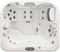 Мини СПА бассейн Jacuzzi Premium J 415 168x193x81 см чаша Silver Pearl обшивка Roasted Chesnut (с музыкой)