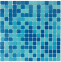 Стеклянная мозаичная смесь ORRO mosaic GLASS Aqua 11 (jc111)