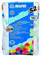 Mapei Клей для укладки керамической плитки Ultralite S2 серый, 15 кг