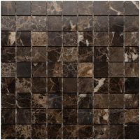 Мраморная мозаичная смесь ORRO Mosaic STONE EMPERADOR DARK POL 30