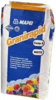 Mapei Клей для укладки керамической плитки Granirapid компонент A (white) 22.5 кг