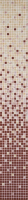 Стеклянная мозаичная растяжка Vidrepur Degradados CHOCOLATE-4 № 21/22/27 31,7X31,7 (на сетке)