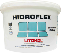 Litokol Гидроизоляционная мембрана HIDROFLEX ведро 5 кг, цвет зеленый