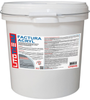 Litokol Штукатурка LITOTHERM Factura Acryl, 2,0 мм, пастельные тона, 25 кг