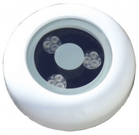 Прожектор светодиодный универсальный с оправой из ABS-пластика Lucy pool 9 диодов 9 Вт, 12В DC, белый теплый