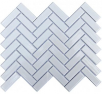 Мозаика керамическая однотонная ORRO ceramic WHITE SEAM