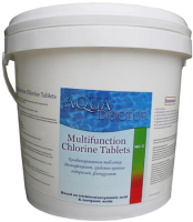 Aquadoctor хлор длительного действия MC-T 1 кг (трехкомпонентный) в таблетках по 200 г