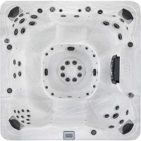 СПА бассейн Vita Spa Grand (Гранд) 234х234х96,5 см чаша Silver Marble обрамление Pecan