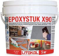 Litokol Смесь на эпоксидной основе (2-х компонентная) EPOXYSTUK X90 С.130 (Sabbia), комплект 5 кг