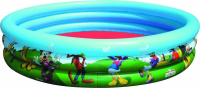 Надувной детский бассейн Bestway круглый Disney Mickey Mouse, 122х25 см, артикул 91007