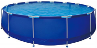 Каркасный бассейн Jilong круглый ROUND 450х122, цвет синий
