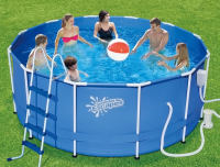 Каркасный бассейн Summer Escapes круглый 366х132 см (комплект), P20-1252-B