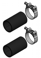 Патрубки подключения 2 1/2', L 125 мм, 2 шт, для JET SWIM (636007)
