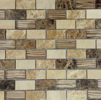 Стеклянная мозаичная смесь ORRO mosaic GLASSTONE ASTORIA BROWN