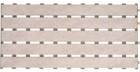 Переливная решетка жесткая Serapool Delizia, 25x50 см, терракот (фарфор)
