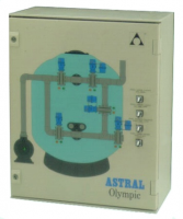 Блок(Щит) управления фильтровальной установкой Astral для 4 клапанов: 2 без блока, 2 с блоком
