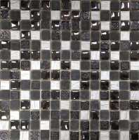 Стеклянная мозаичная смесь ORRO mosaic GLASSTONE LAVADA BLACKm