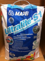 Mapei Клей для укладки керамической плитки Ultralite S1 серый, 15 кг