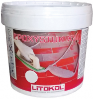 Litokol Смесь на эпоксидной основе (2-х компонентная) EPOXYSTUK X90 С.15 (Grigio Ferro), комплект 10 кг