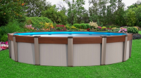 Морозоустойчивый бассейн Atlantic pool круглый Contempra размер 4,6х1,35 м Premium
