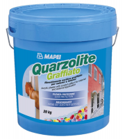Mapei Штукатурная смесь Quarzolite Graffiato 1.2 мм BASE P, ведро 20 кг