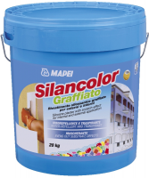 Mapei Штукатурная смесь Silancolor Graffiato 1,8 мм BASE T, ведро 20 кг