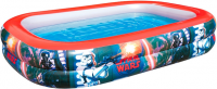 Надувной детский бассейн Bestway прямоугольный Star Wars 262х175х51 см, артикул 91207
