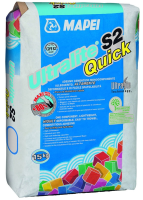 Mapei Клей для укладки керамической плитки Ultralite S2 QUICK белый, 15 кг