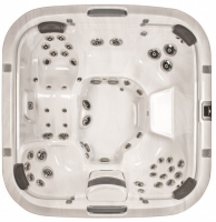 СПА бассейн Jacuzzi Premium J 575 231x231x92 (107) см чаша Porcelain обшивка Silver Wood с Bluewave Stereo System