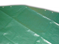 Тент защитный овал Azuro 6,25x3,6 м, зелёный
