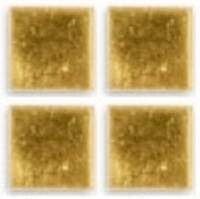 Мозаика стеклянная однотонная Irida Gold 10x10 мм FOGL (желтая гладкая), 1 элемент