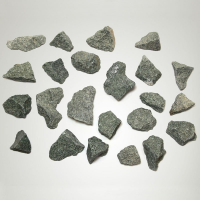 Камни для сауны жадеит колотый (средний), 20 кг