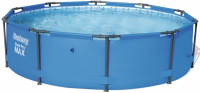 Каркасный бассейн Bestway круглый 305х100 см, Steel Pro, фильтр, артикул 14415