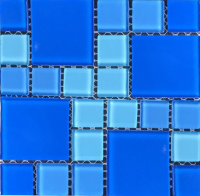 Стеклянная мозаичная смесь AquaViva Cristall Light Blue (23 мм - 48 мм)