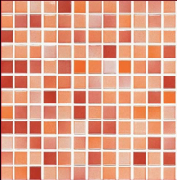 Фарфоровая мозаичная смесь Serapool Versicolor (красный/оранжевый)