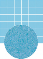 Мозаика фарфоровая однотонная Serapool 50х50 мм (противоскользящая) светло-голубая